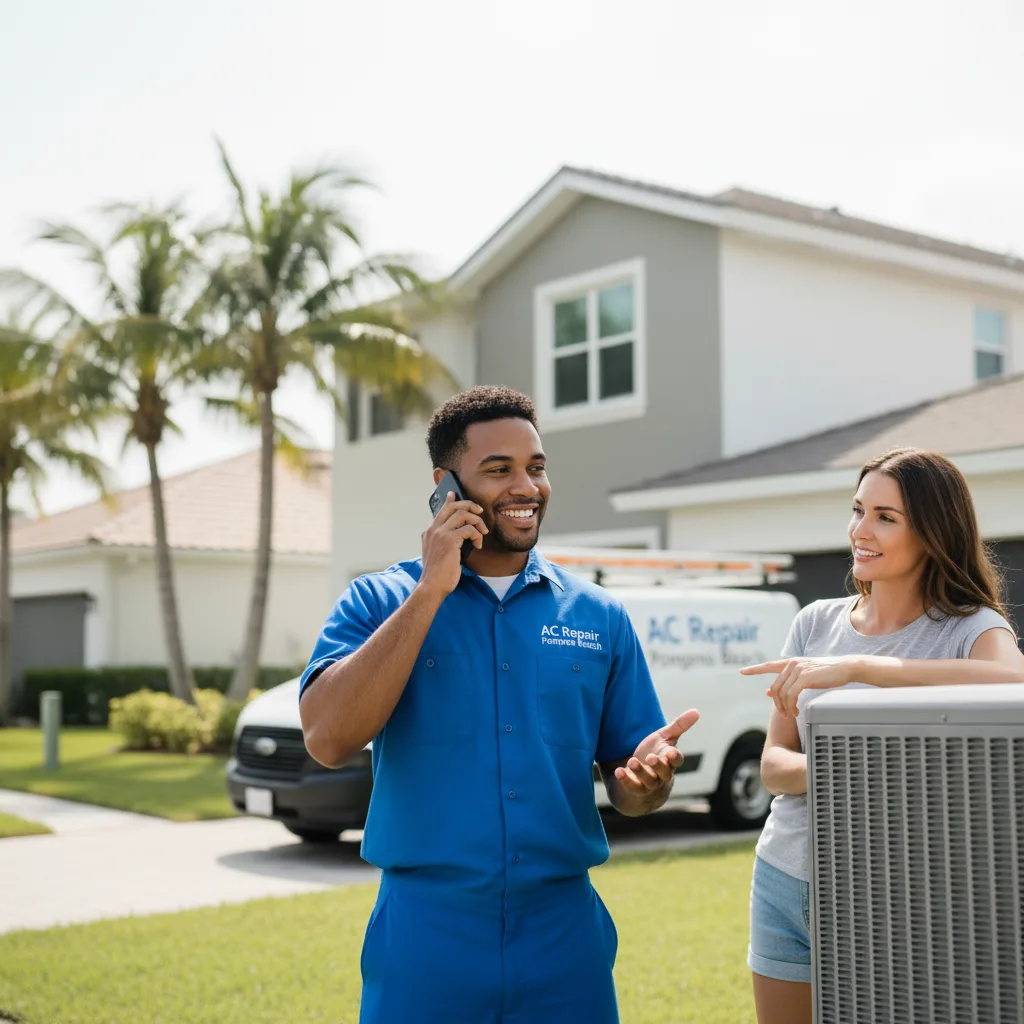 AC Repair Pompano Beach customer support in Drain